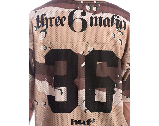 Jersey Huf - Three 6 Mafia Football Jersey - Camo