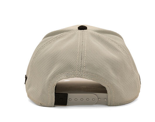 Cap Capslab - Looney Tunes Trucker - Bugs Bunny Line Art Suede Visor - Off White / Black