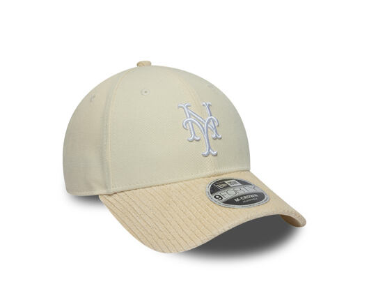 Cap New Era - MLB Cord Visor 9FORTY M-CROWN - NY Mets - Cream