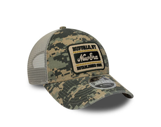 Cap New Era - Branded Camo 9FORTY M-CROWN A-Frame Trucker - Woodland Camo