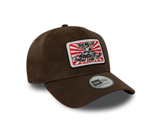 Cap New Era - Branded Moto Patch Pu 9FORTY A-Frame - Chestnut Brown