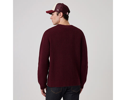 Sweatshirt New Era - MLB Waffle Knit Crew - NY Yankees - Maroon