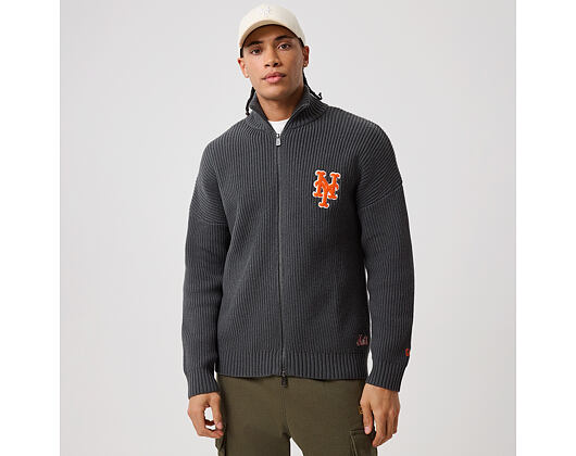 Sweater New Era - MLB Zip Knitwear - NY Mets - Steel