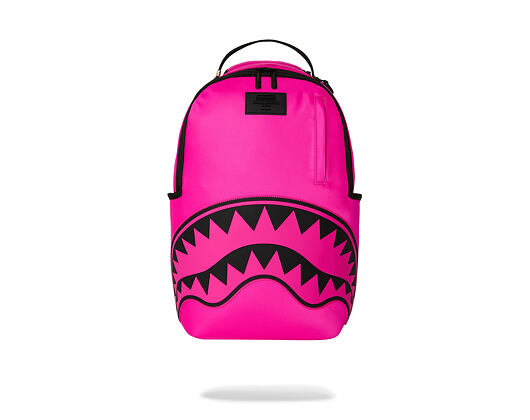 Backpack Sprayground - Shark Central White Stencil Shark Pink Nylon Backpack