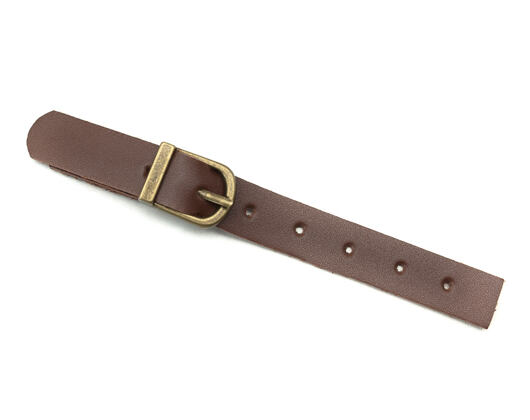 Spare faux leather strapback - Brown