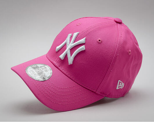 New Era League Basic New York Yankees Pink 9FORTY Child Strapback Kids Cap