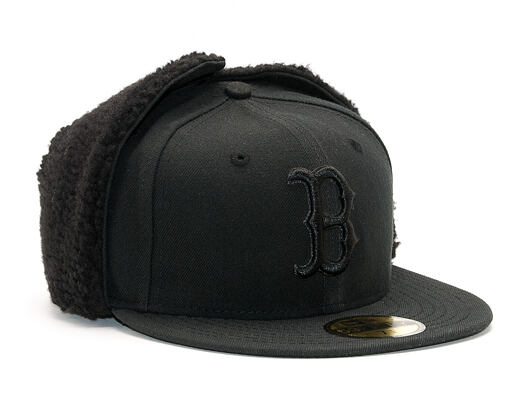 New Era Basic Dog Ear Boston Red Sox 59FIFTY Black/Black Dogear Cap