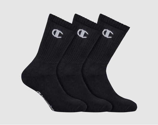 Champion 3P CREW SOCKS LEGACY Black
