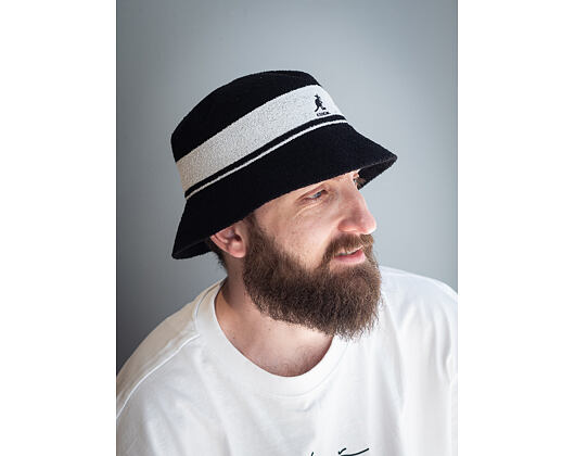 Kangol Bermuda Stripe Bucket K3326ST-BK001 Black