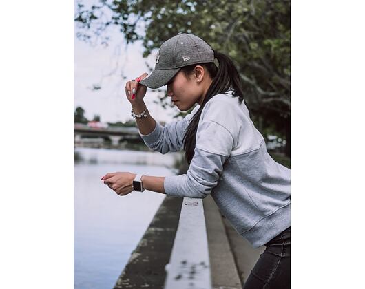 New Era Jersey Essential Los Angeles Dodgers 9FORTY Grey Heather/Khaki Strapback Womens Cap