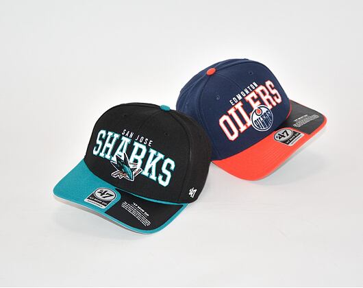 '47 Brand San José Sharks McCaw MVP DP Black/Teal Cap