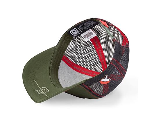 Capslab Sasuke Uchiha 1 Trucker Green / Black Cap
