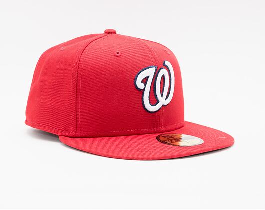 New Era 59FIFTY MLB Authentic Performance Washington Nationals Fitted Team Color Cap