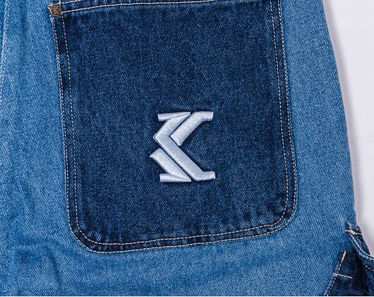 Karl Kani KK Og Block Denim Cargo Pants Blue