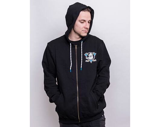 '47 Brand NHL Anaheim Ducks Back Check Morris Full Zip Hood Jet Black Hoody