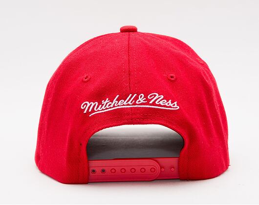 Mitchell & Ness Team Ground 2.0 Stretch Snapback Atlanta Hawks Red Cap