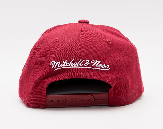 Mitchell & Ness Team Ground 2.0 Snapback Miami Heat Maroon Cap
