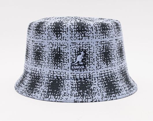 Kangol Grunge Plaid Bin K3548-DI416 Deep Springs/Iced Lilac Bucket Hat