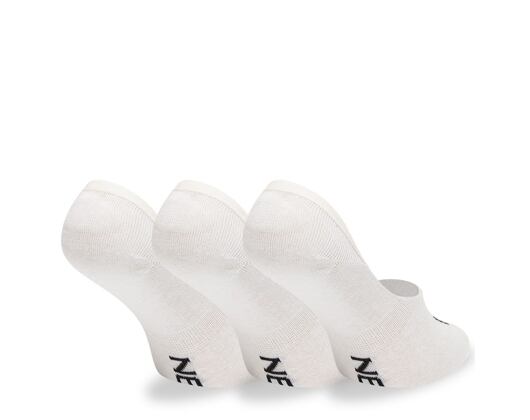 New Era Flag Invisible 3Pack White Socks