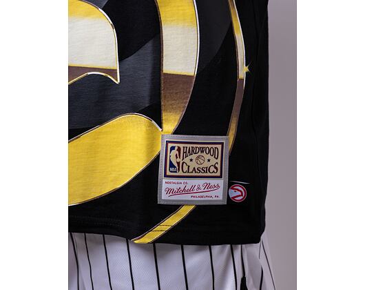 Mitchell & Ness Atlanta Hawks Big Face 4.0 Tee Black