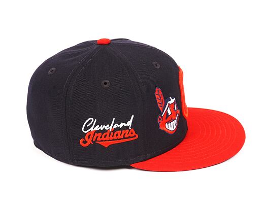 Adam Wave × New Era 59FIFTY MLB “Banned” Cleveland Indians Fitted Cap
