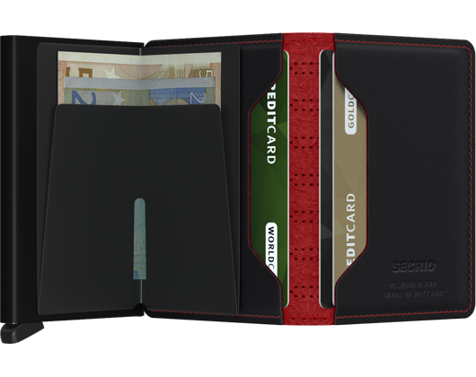 Secrid Fuel Black-Red Wallet