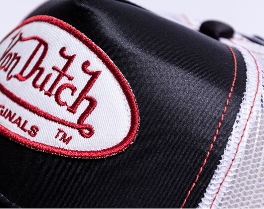 Von Dutch Cary Trucker Satin Black/White Cap