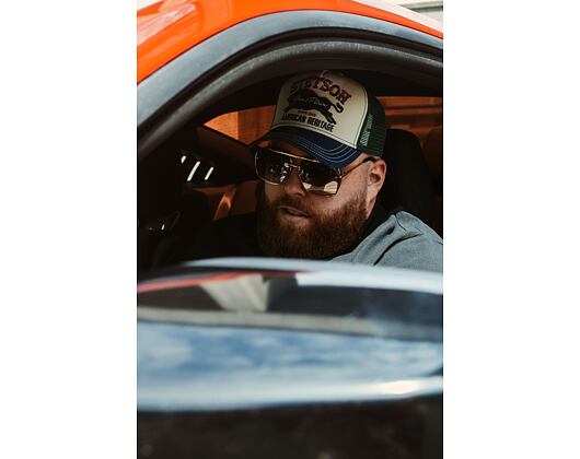 Stetson Trucker Cap Great Plains 7751152 Geen/Stone/Blue