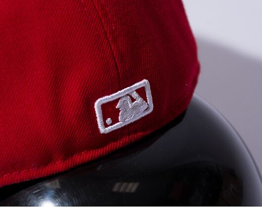 New Era 59FIFTY MLB Basic Los Angeles Dodgers Fitted Scarlet / White Cap