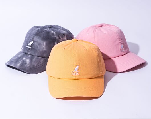 Kangol Washed Baseball Papaya Milk Cap