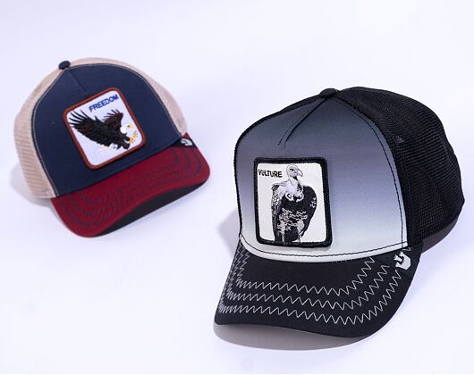 Kšiltovka Goorin - Back off Buzzard Trucker - Black