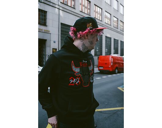 Custom Mikina Adam Wave × New Era Chicago Bulls Tribute Hoody