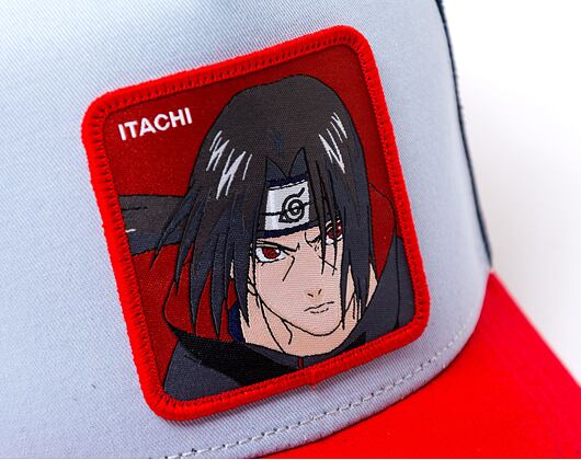 Kšiltovka Capslab Naruto - Itachi Uchiha v.3 Grey / Burgundy