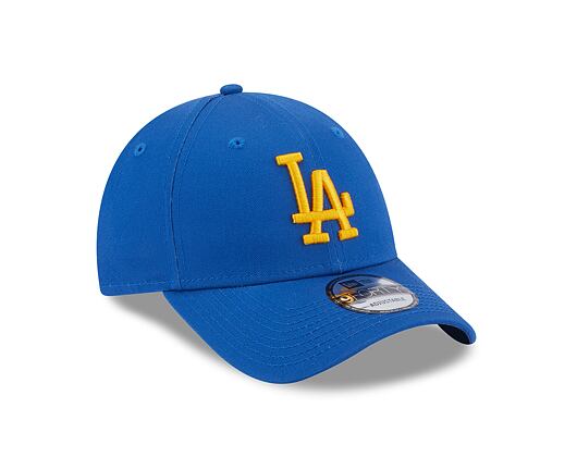 Kšiltovka New Era 9FORTY MLB League Essential Los Angeles Dodgers Blue Azure / Mellow Yellow