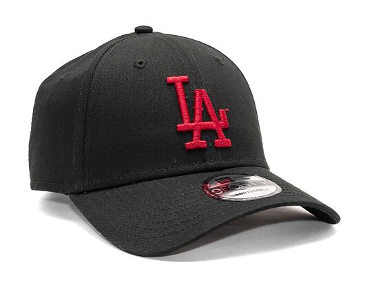 Dětská Kšiltovka New Era 9FORTY Kids MLB League Essential Los Angeles Dodgers Black / Cardinal