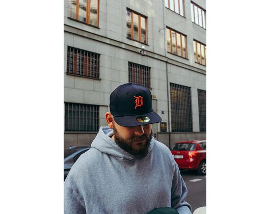 Kšiltovka New Era 59FIFTY MLB League Essential Detroit Tigers Navy / Orange