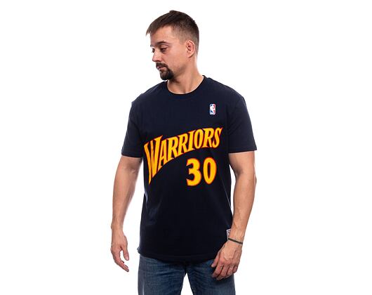 Mitchell & Ness Name & Number tee Golden State Warriors Stephen Curry Navy