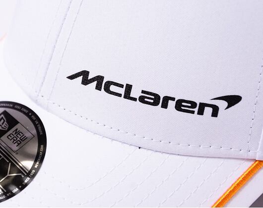 Kšiltovka New Era 9FORTY Contrast Piping McLaren White / Orange