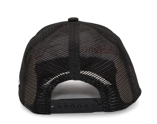 Dětská kšiltovka New Era 9FORTY Kids A-Frame Trucker Oval Black / White