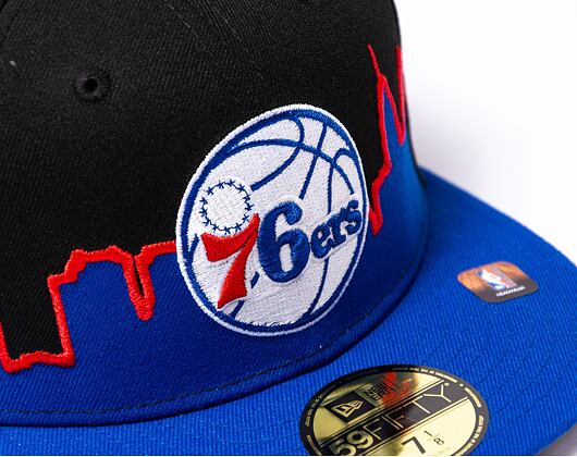 Kšiltovka New Era 59FIFTY NBA "2022 Tip Off" Philadelphia 76ers - Black / Team Color