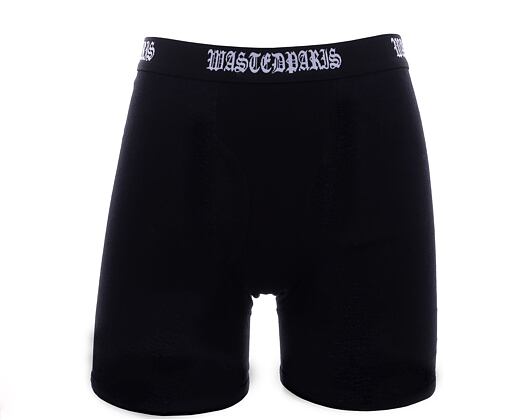 Pánské trenýrky Wasted Paris BOXER PACK KINGDOM - BLACK