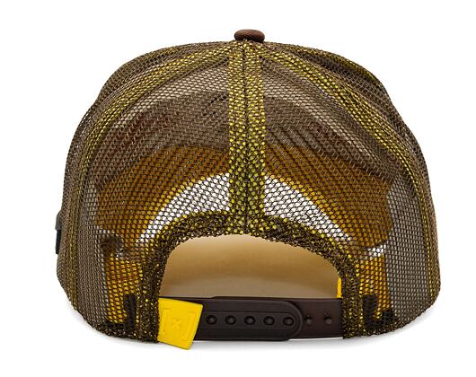 Kšiltovka Capslab Tom and Jerry Trucker - Cheesy Jerry - White / Yellow / Brown