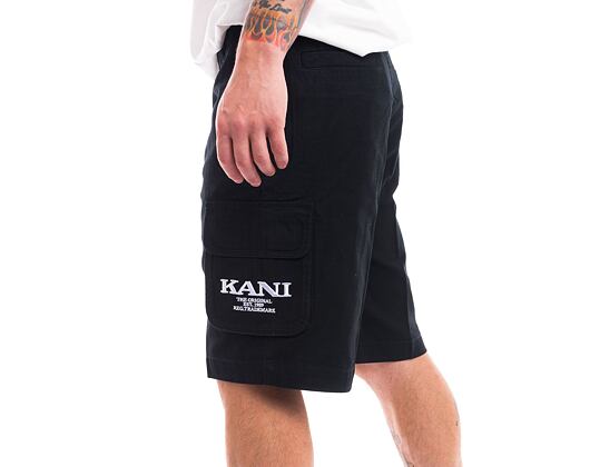 Kraťasy Karl Kani Retro Washed Cargo Shorts black