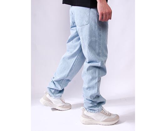 Kalhoty Karl Kani - Og Baggy Five Pocket Flames Denim - bleached blue