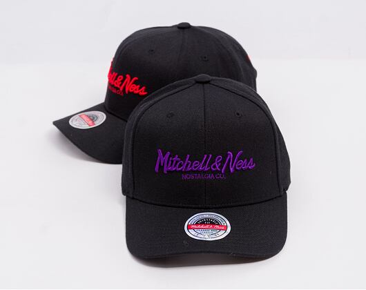 Kšiltovka Mitchell & Ness - Branded Pinscript Classic Red - Black/Purple