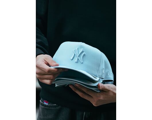 Kšiltovka New Era - MLB Color Pack 59FIFTY A-Frame - NY Yankees - Baby Blue