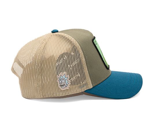 Kšiltovka Trucker Capslab Rick & Morty - Pickle Rick - Coton Et Pu