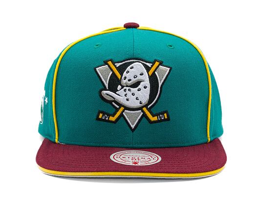 Kšiltovka Mitchell & Ness - Anaheim Ducks - Pipe Snapback Vntg - Teal
