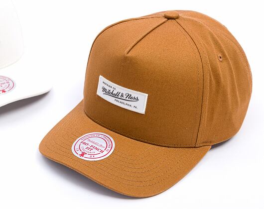 Kšiltovka Mitchell & Ness - Branded - Box Logo 2.0 Pro Snapback - Tan