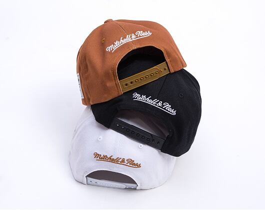 Kšiltovka Mitchell & Ness - Branded - Comfy Core Stretch Snapback - White-Tan